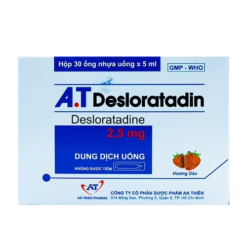 A.T Desloratadin An Thiên (T/84H/30o/5ml) (TT) (HỘP)