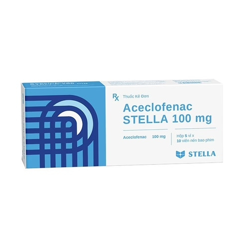 Aceclofenac 100mg Stella (H/50v)(TT) (HỘP)