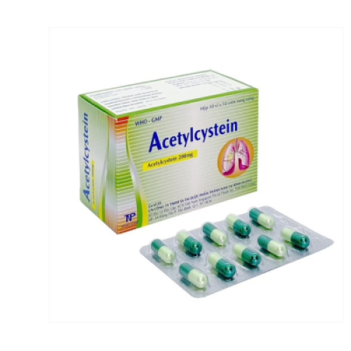 Acetylcystein 200mg Thành Nam (H/100v) (HỘP)