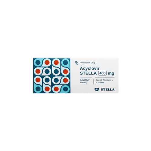 Acyclovir 400mg Stella (H/35v))(TTSTL) (HỘP)