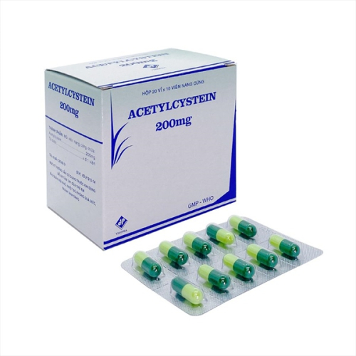 Acetylcystein 200mg Vidipha (T/60H/200V) (HỘP)