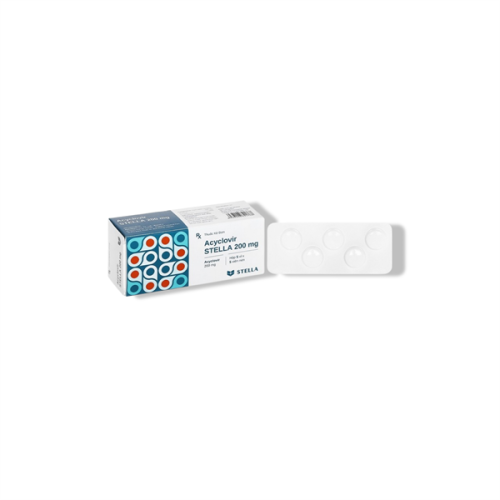Acyclovir 200mg Stella (H/25v)(TT) (HỘP)