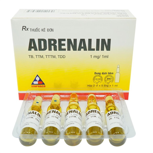 Adrenalin 1mg/Ml Vinphaco (H/2vỉ/5o) (HỘP)