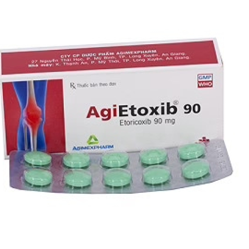 Agietoxib 90 Etoricoxib Agimexpharm (H/30v) (HỘP)