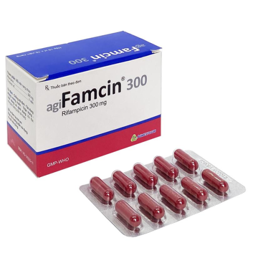 Agifamcin 300 ( Agimexpharm) (T/60H/100V) (Rifampicin) (HỘP)