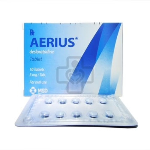 Aerius Desloratadine 5mg Msd (H/10v) (HỘP)