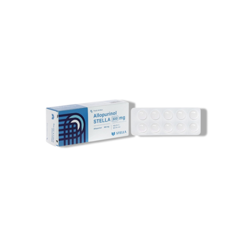 Allopurinol 300mg Stella (H/30v)(TT) (HỘP)
