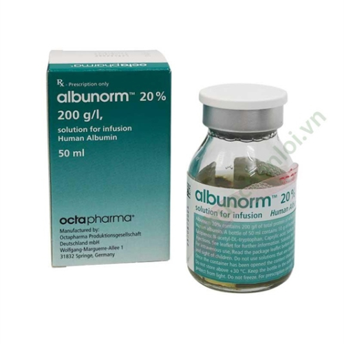 Albunorm 20% 200g/l Octapharma (C/50ml) (CHAI)
