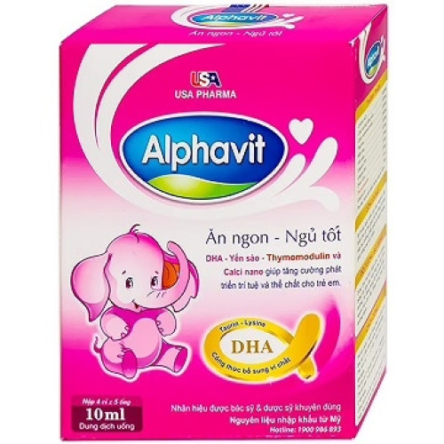 Alphavit Ăn Ngon Ngủ Tốt Mediusa (H/20o/10ml) (HỘP)