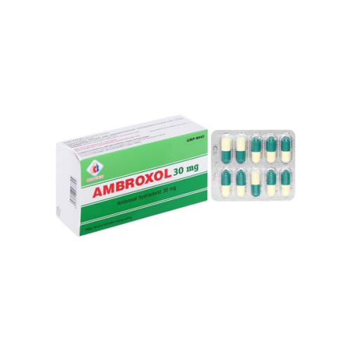 Ambroxol 30mg Domesco (H/100v) (Hộp 10 vỉ x 10 viên)