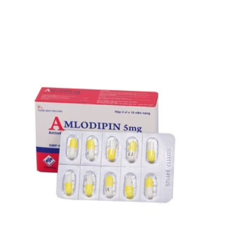 Amlodipin 5mg Vidipha (H/30v)(T/300H) (HỘP)