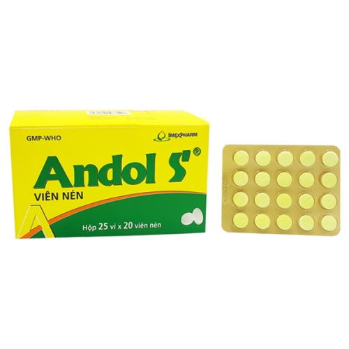 Andol S Imexpharm (H/500v)(TT) (HỘP)