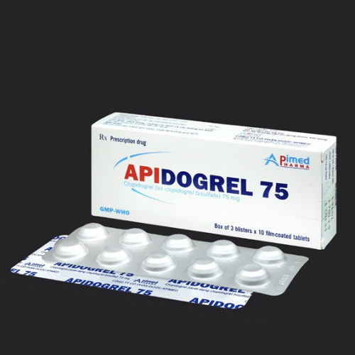 Apidogrel 75 Clopidogrel (H/30v)* (HỘP)