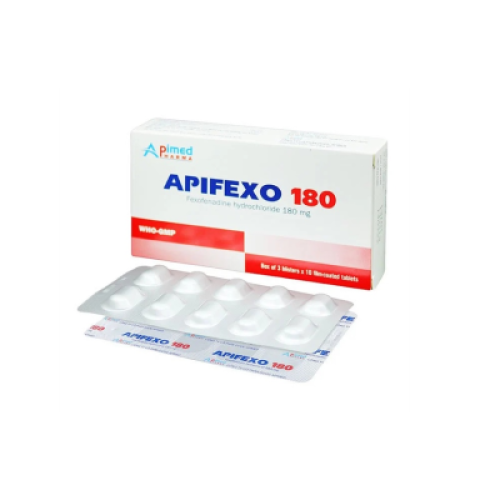 Apifexo 180 Fexofenadin Apimed Pharma(H/30v)* (HỘP)