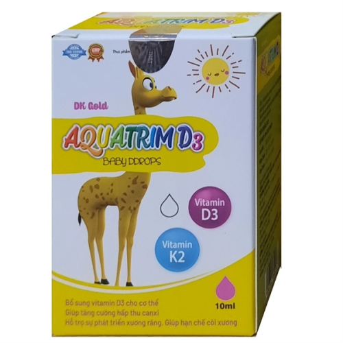Aquadetrim D3 K2 Baby Drops (C/10ml) (CHAI)