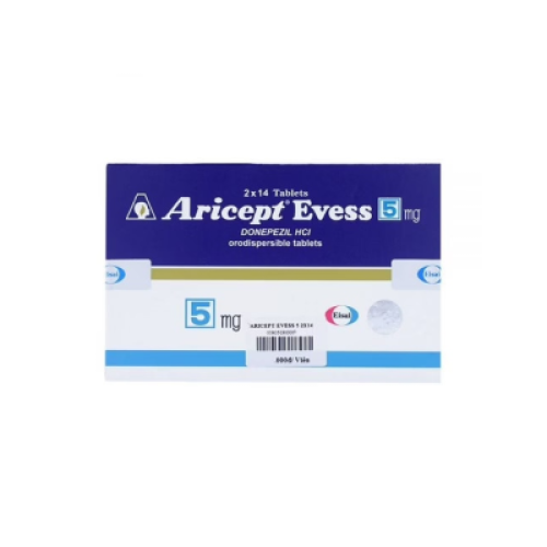 Aricept Evess Donepezil 5mg Eisai (H/28v) (HỘP)