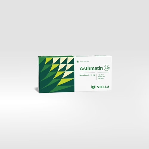 Asthmatin 10mg Montelukast Stella (H/30v)(TT) (HỘP)