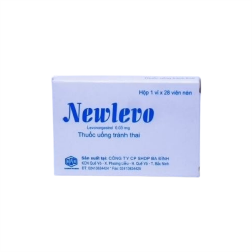 Ngừa Thai Newlevo Trắng Badinh Pharma (H/28v) (HỘP)