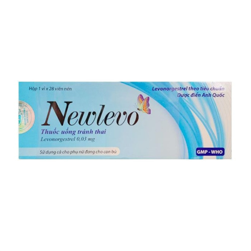 Ngừa Thai Newlevo Xanh Ba Đình Pharma (H/28v) (HỘP)