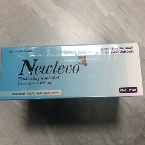 Ngừa Thai Newlevo Xanh Ba Đình Pharma (H/28v) (HỘP)