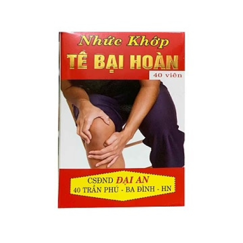 Nhức Khớp Tê Bại Hoàn Đại An (Chai/40 Viên Hoàn) (CHAI)