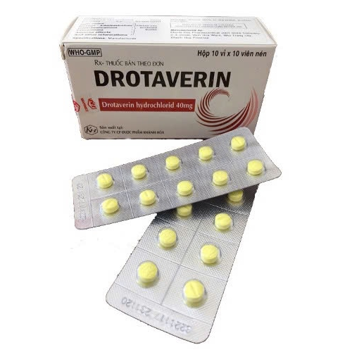 Drotaverin hydroclorid 40mg khapharco (h/100v) (HỘP)
