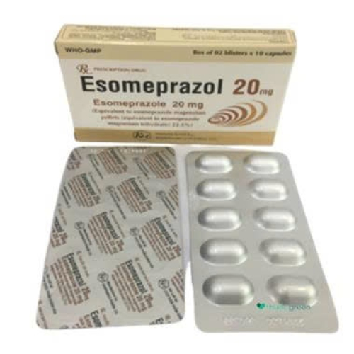 Esomeprazol 20mg khapharco (H/100 viên nang)(vỉ thường) (HỘP)