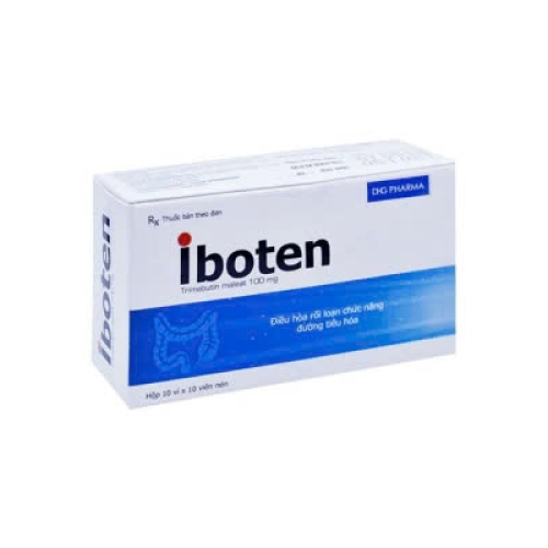Iboten (trimebutin 100mg) Dhg (T/216H/100v) (HỘP)