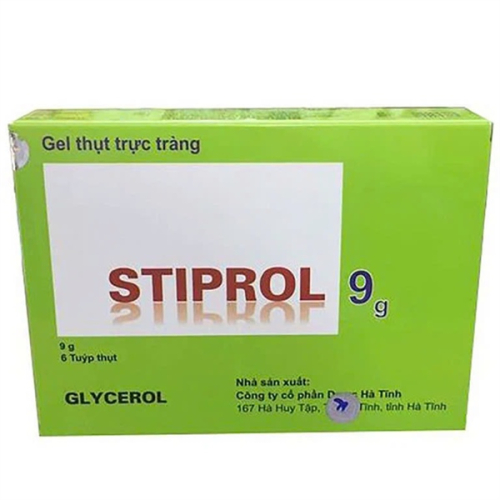 Stiprol glycerol 6.75gr/9gr hadiphar (hộp/6tube/9gram) (HỘP)