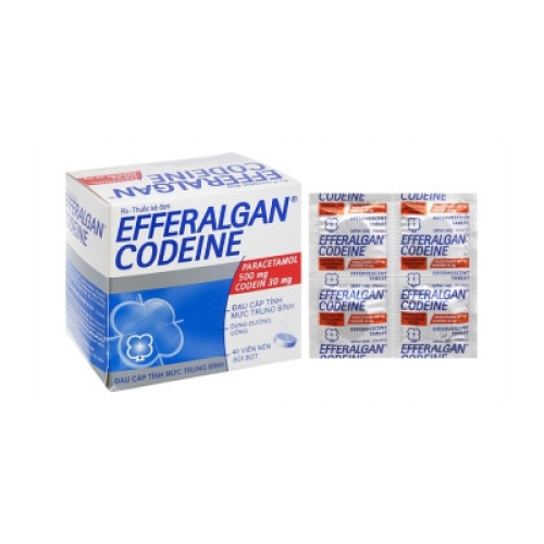 Efferalgan Codein 500mg Bristol-Myers Squibb (H/40v) (HỘP)