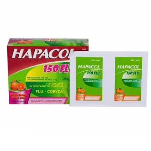 Hapacol 150mg Flu Dhg (T/144H/24g) (HỘP)