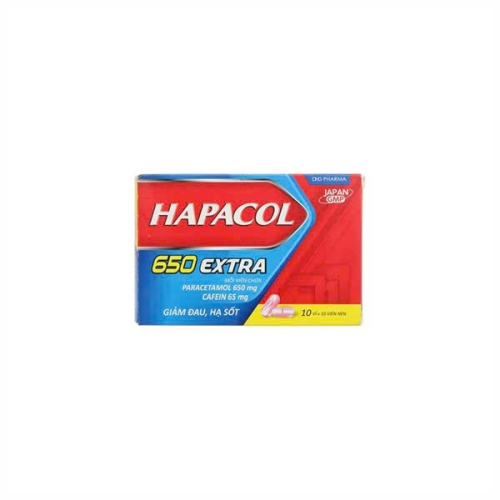 Hapacol 650 Extra Dhg (T/84H/100v) (HỘP)