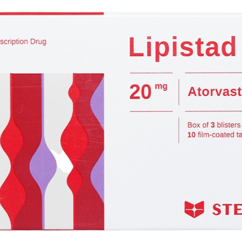 Lipistad Atorvastatin 20mg Stella (H/30v) (HỘP)