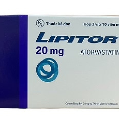Lipitor 20mg Nén Pfizer (H/30v) (HỘP)