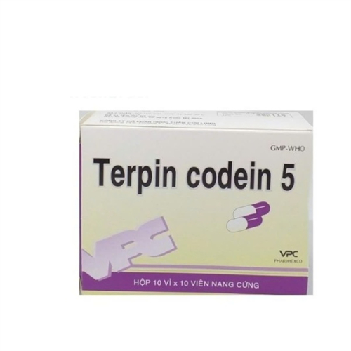Terpin codein 5 capsules pharimexco (h/100v) (HỘP)