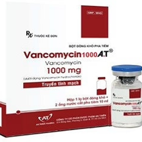 Vancomycin 1000mg An Thiên (H/1lọ/2o) (HỘP)