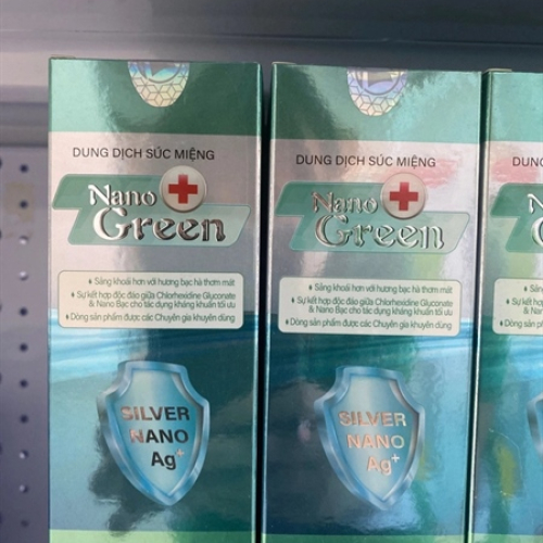 Nước Súc Miệng Nano Green(T/40H/250ml)* (HỘP)