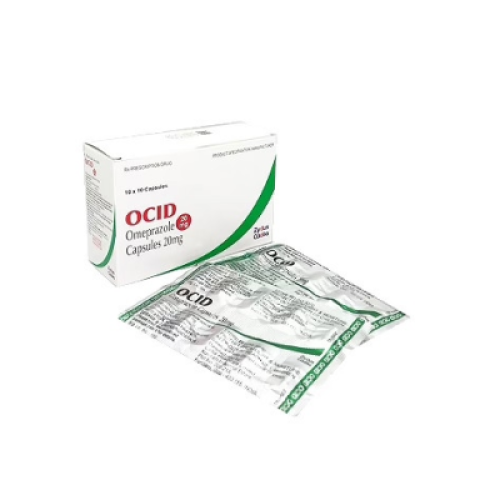 Ocid Omeprazol 20mg Cadila (H/100v Nang) (HỘP)