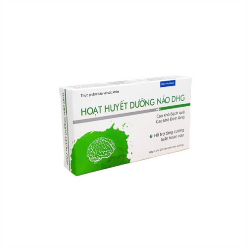 Hoạt huyết dưỡng não DHG (T/182H/60v) (HỘP)