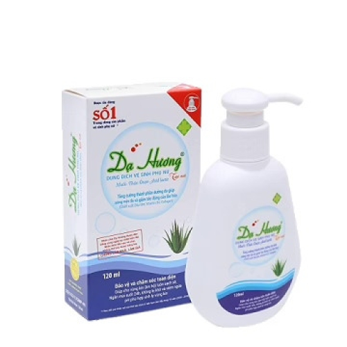 Dung Dịch Vệ Sinh Phụ Nữ Dạ Hương Xanh Có Vòi Hoa Linh (C/120ml) (CHAI)
