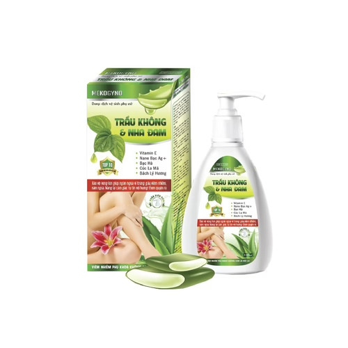 Dung Dịch Vệ Sinh Phụ Nữ Trầu Không Và Nha Đam Mekogyno (C/120ml) (CHAI)