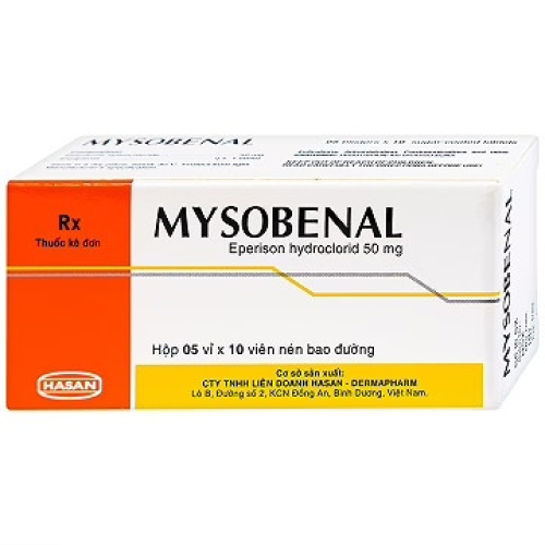 Mysobenal Eperison 50mg Hasan (H/50v) (HỘP)