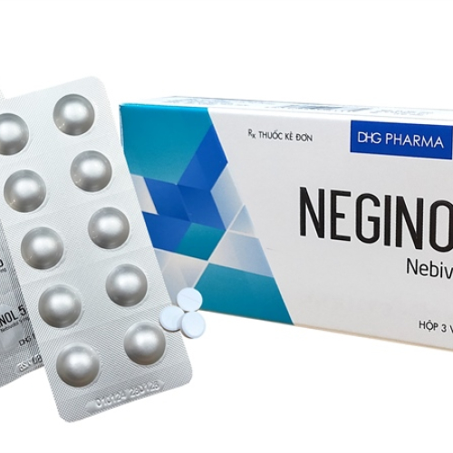 Neginol 5 Nebivolol 5mg DHG (T/224H/30V)(TT) (HỘP)