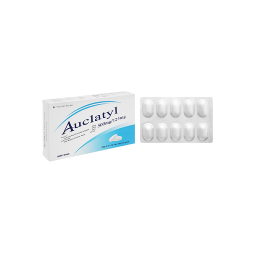 Auclatyl 500mg/125mg Tipharco (T/80H/20v) (HỘP)