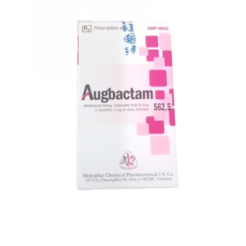 Augbactam 562,5 Mekophar (H/12g)(TT) (HỘP)