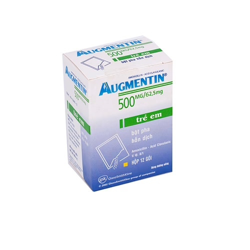 Augmentin 500/62,5mg Gsk (H/12g)(TTTS) (HỘP)