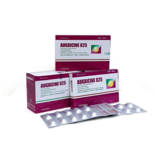 Augxicine 625 Vidipha (T/42H/100v) (HỘP)