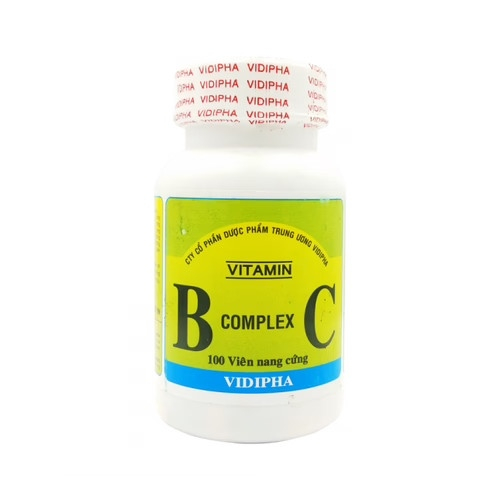 B Complex C Vidipha (C/100v)(T/120C) (Chai 100 viên nang cứng)