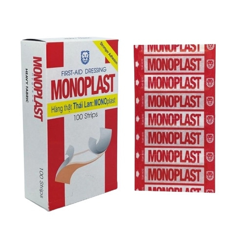 Băng Cá Nhân Monoplast (H/100m) (HỘP)