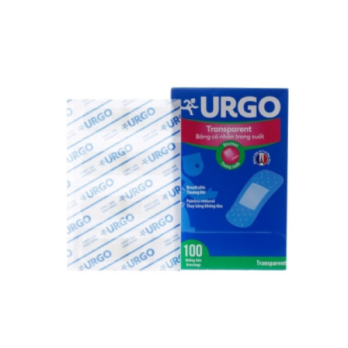 Băng Cá Nhân Trong Suốt Urgo Transparent (H/100m) (HỘP)